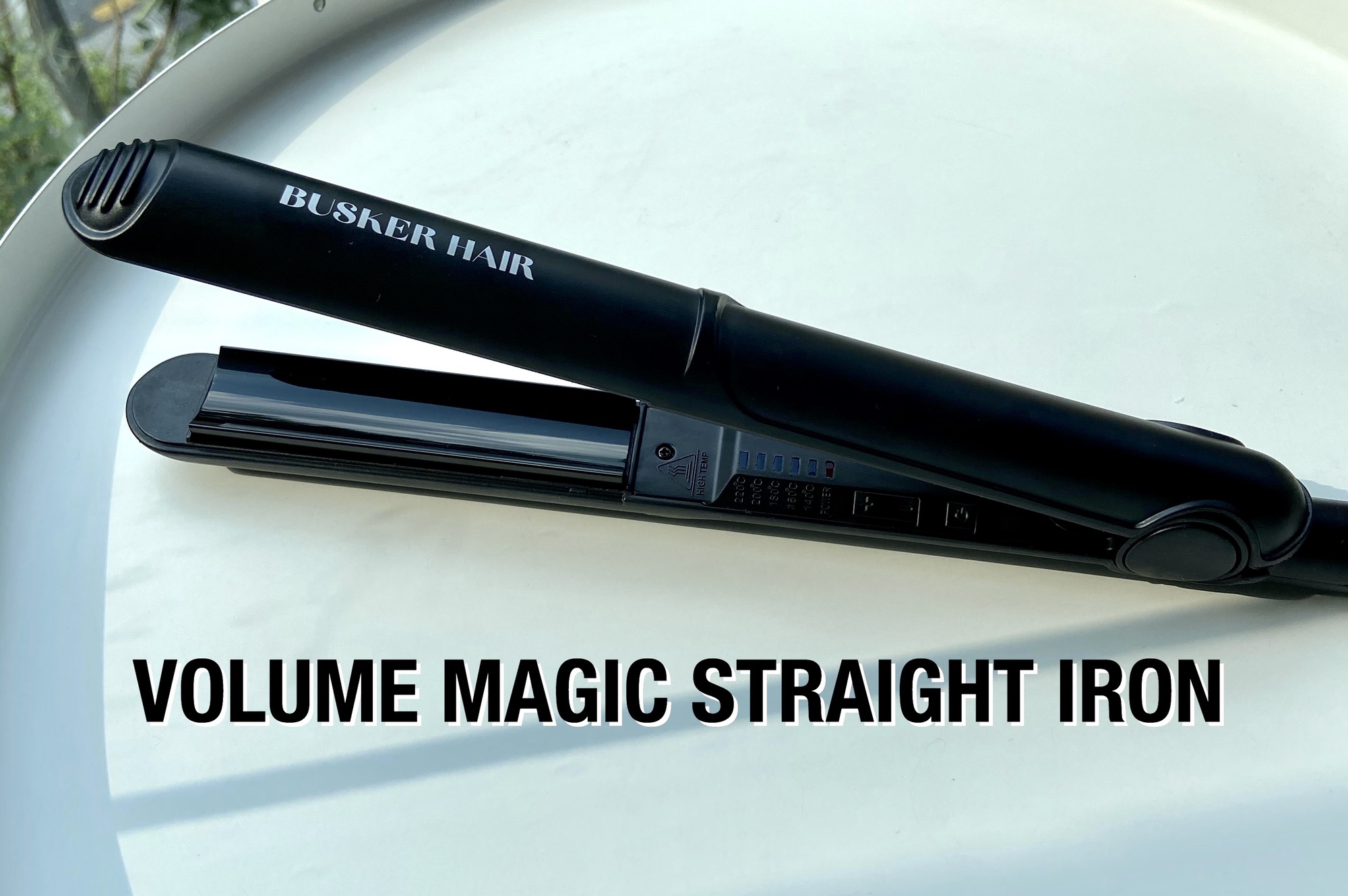 BUSKER HAIR VOLUME MAGIC STRAIGHT IRON