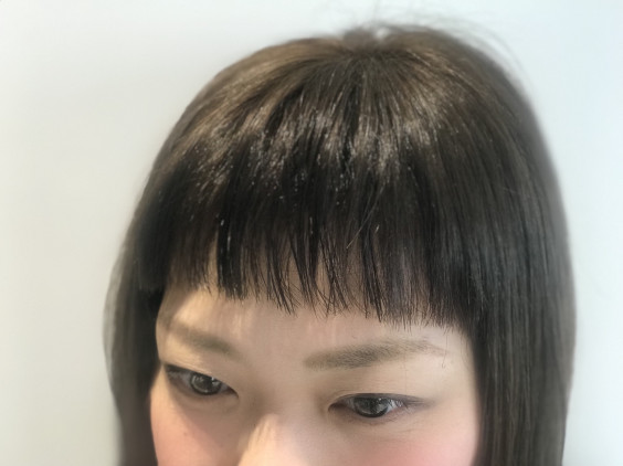 ザクザクぱっつんワイドバング Frkwmnm