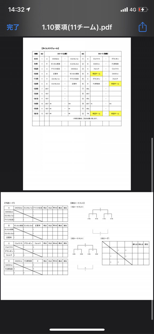 1月10日 日 U 10 U 11ジョイナスfc 新春ジュニアサッカートーナメント イズミスポーツヴィレッジ 詳細 Caosフットボールクラブ