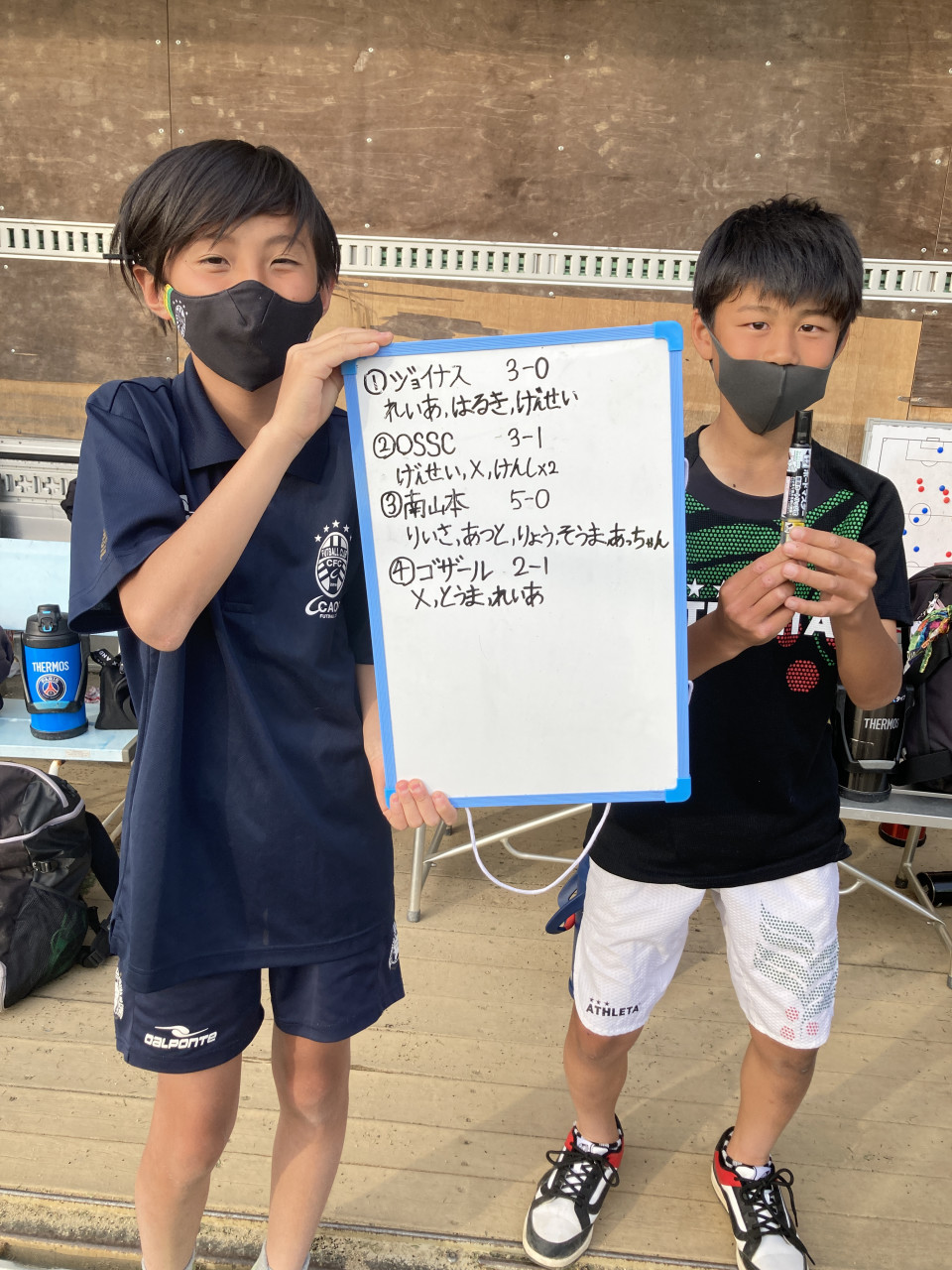 5 4 祝 水 U 12 ジョイナス招待大会 活動報告 Caosフットボールクラブu 12 U 15