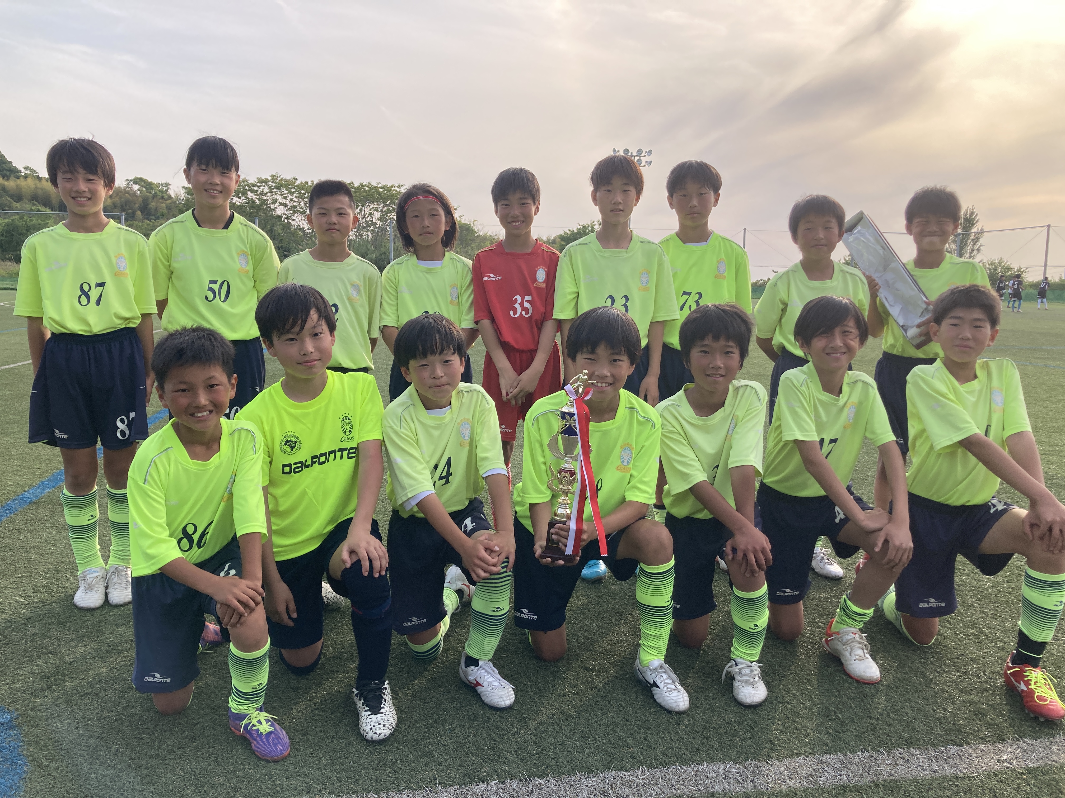 5 4 祝 水 U 12 ジョイナス招待大会 活動報告 Caosフットボールクラブu 12 U 15