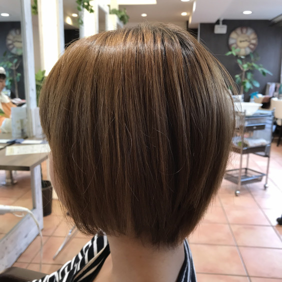 648 前上がりショートボブ Yukiko Namekawa