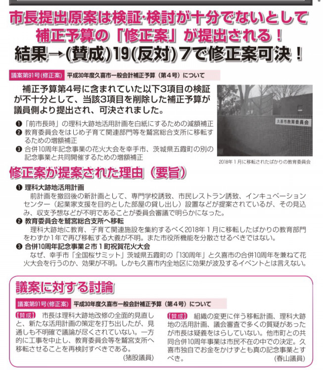 東京理科大学跡地活用 校舎部分 は再び白紙に 貴志信智 公式サイト