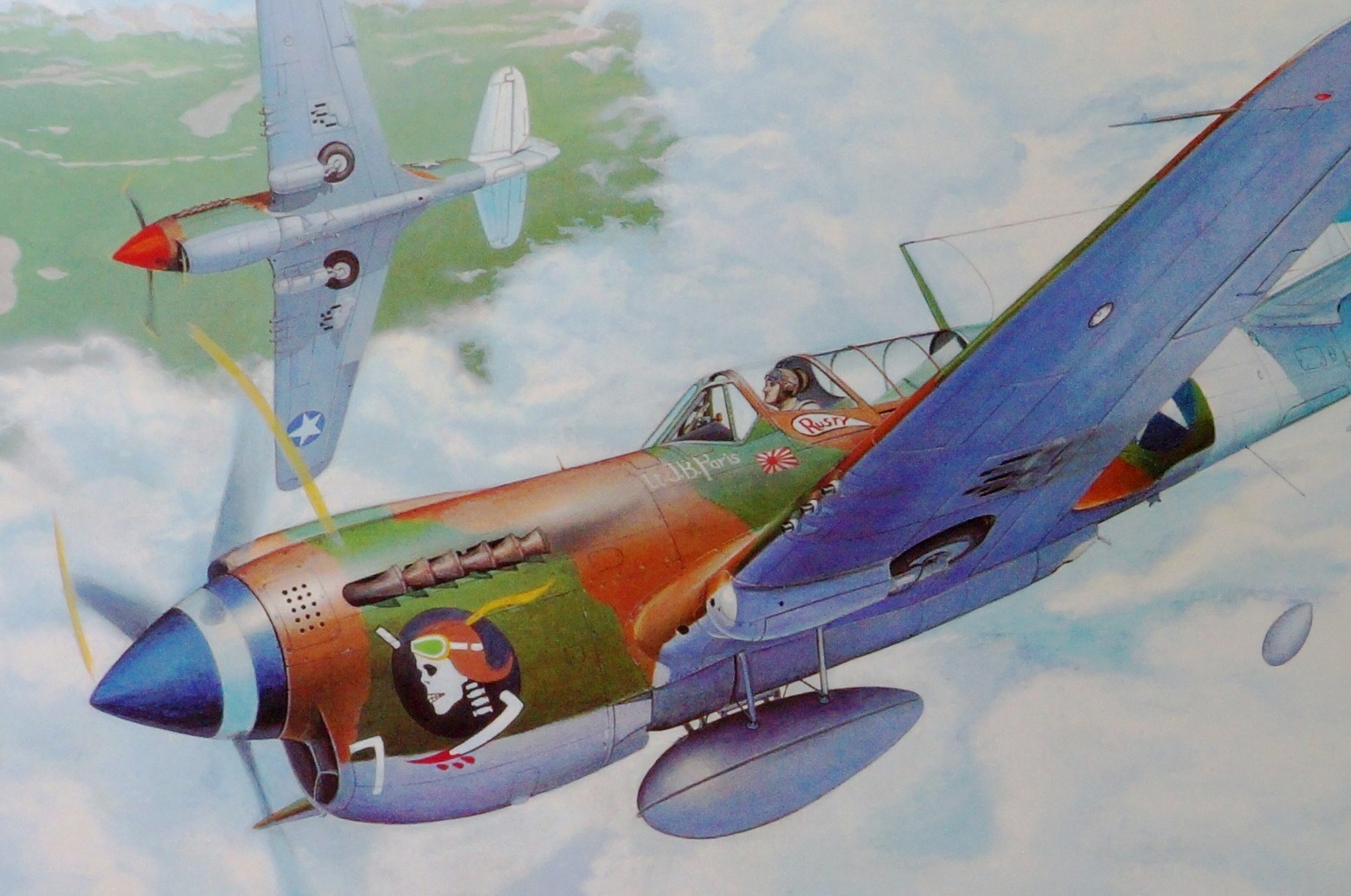 1/72 アメリカ陸軍 戦闘機 P-40N ウォーホーク – GUNKANDO