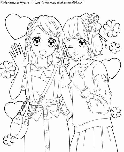 お仕事 ページ1 ナカムラアヤナ イラストポートフォリオサイト