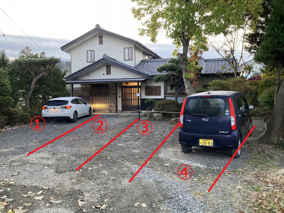 駐車場のご案内 そば処福寿