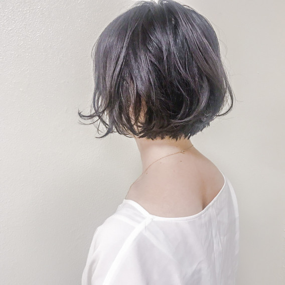 毛先だけパーマと 白髪染め Anzie Anziecollete自由が丘 Anzie Sato 毛先だけパーマと 白髪染め Anzie Anziecollete自由が丘 Anzie Sato