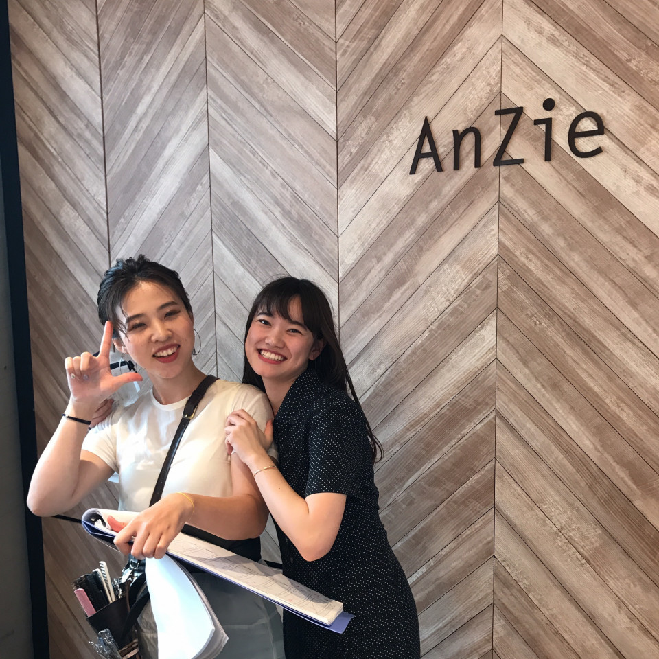 Anzie 今日は青山店に出勤でした Anziecollete自由が丘 Anzie Sato