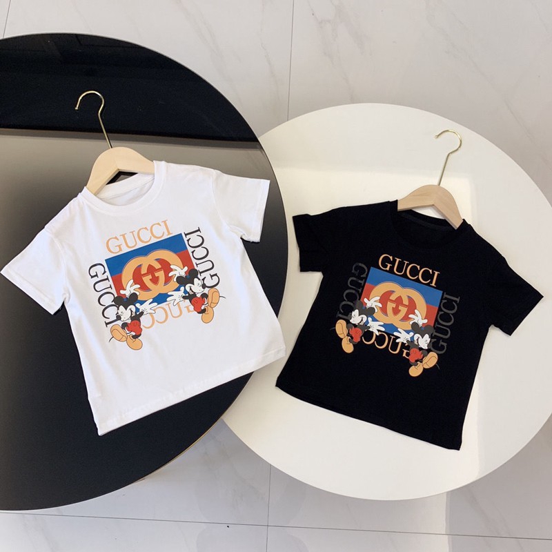 GUCCIグッチ＆ディズニーＴシャツミッキーキッズ子供洋服 親子服 激安