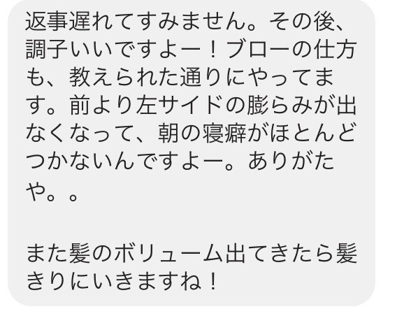 口コミ 11 朝の寝ぐせがほとんどつかない 髪の悩みに真剣 粧屋 めかしや