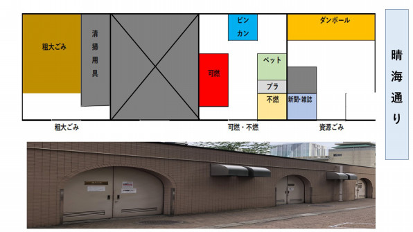 ごみ置き場 プラザ勝どき Guide Book