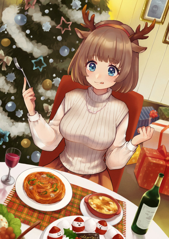 クリスマスのごちそう ナポリタンの小屋