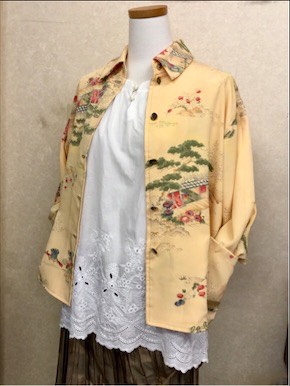 4）【着物リメイクお仕立て☆ジャケット（上衣）】仕立て代