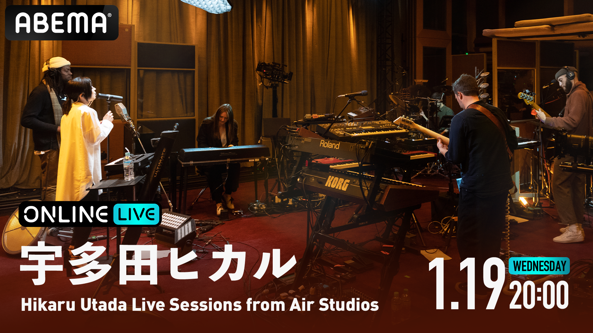 Hikaru Utada Live Sessions from Air Studios | ABEMA PPV ONLINE LIVE | ABEMA