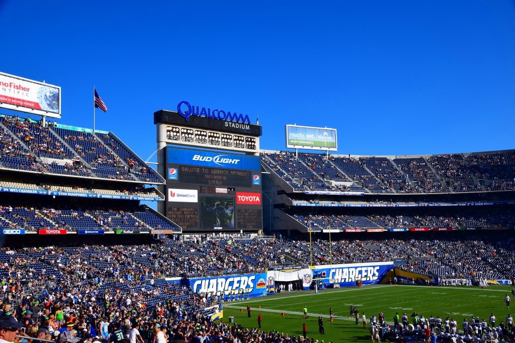 クアルコムスタジアム（NFL観戦） | 旅と鉄道と史跡巡り