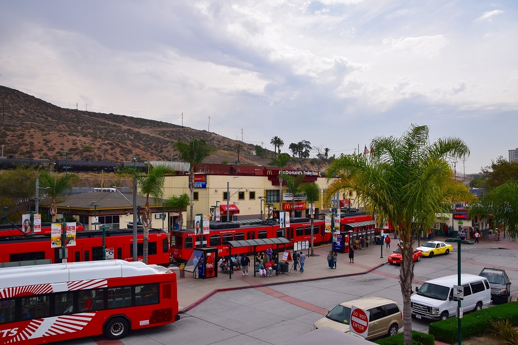 国境への最寄駅sanysidro（サンイーサイドロ） 旅と鉄道と史跡巡り