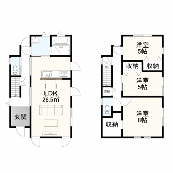 新築分譲住宅 三角土地を有効活用 アンドエム