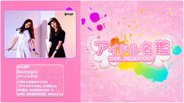 アイドルプロフィール 50名鑑 名鑑 No.001～054 | アイドル名鑑
