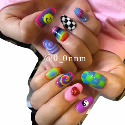 カラフルネイル 𝔪𝔦𝔫𝔞𝔦𝔩𝔰