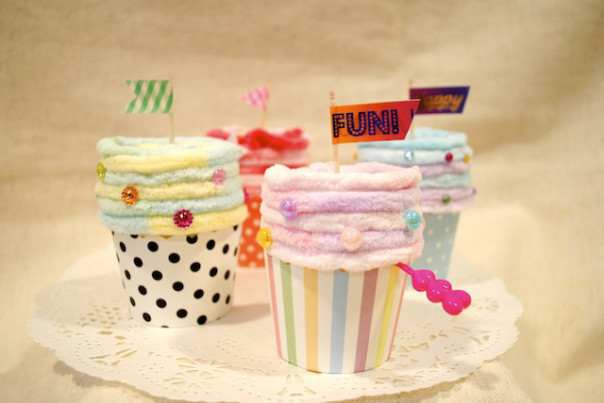 6 30 ふわふわカップケーキのオブジェ おもしろくってためになる Education Entertainment