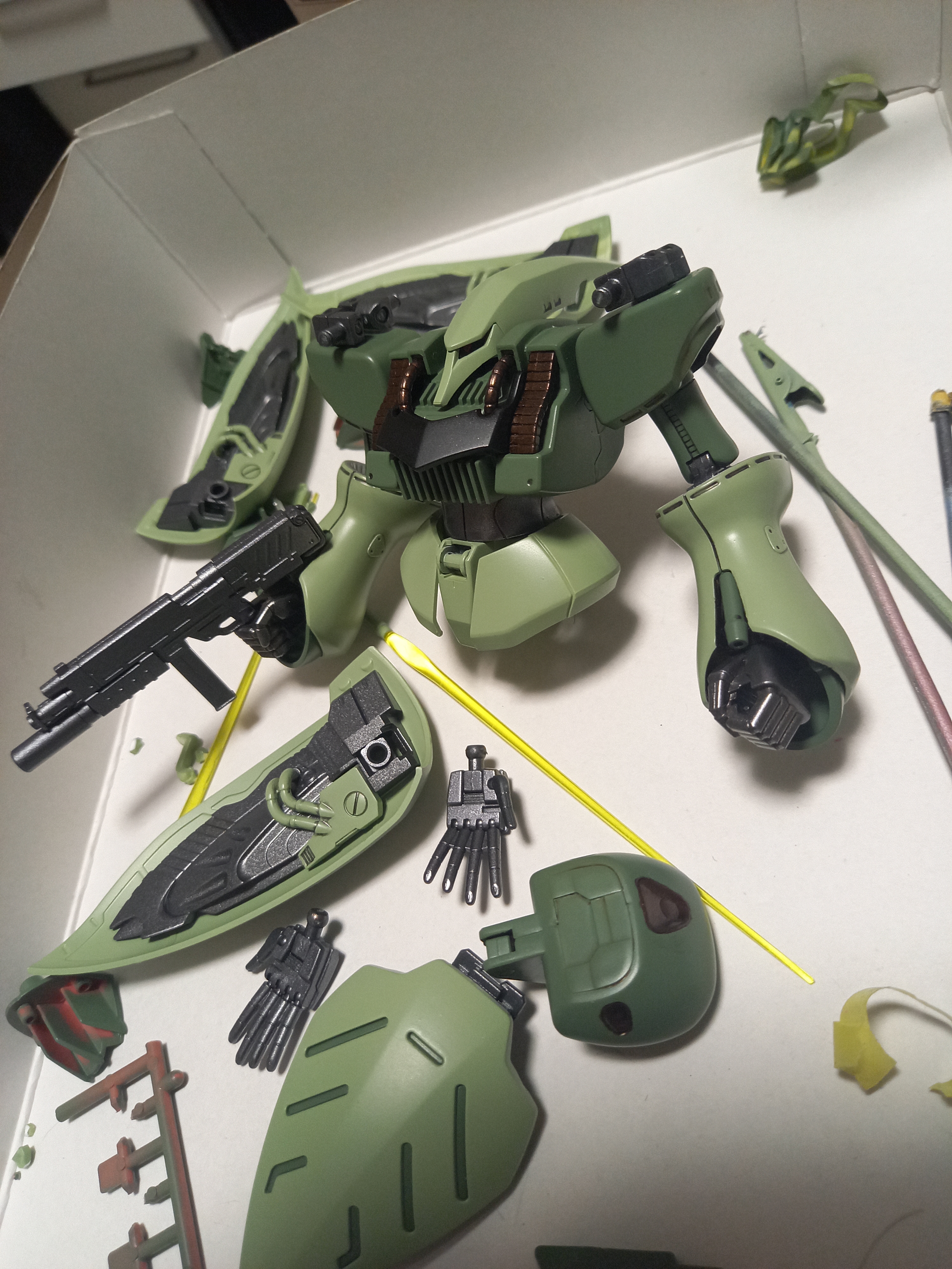 HGUC】キュベレイ（ジオンカラー） | 青けりゃだいたい好き