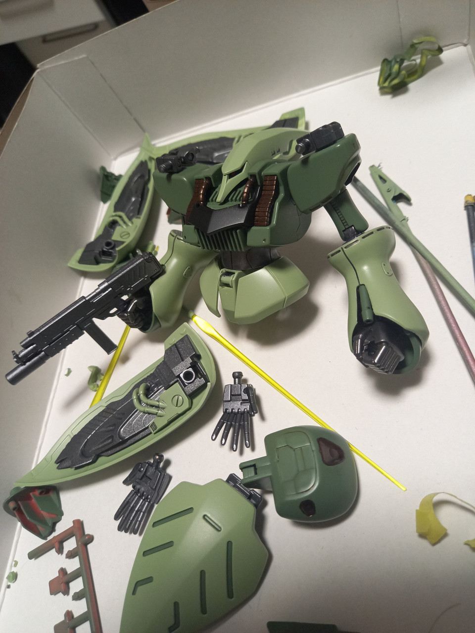 Hguc キュベレイ ジオンカラー 青けりゃだいたい好き