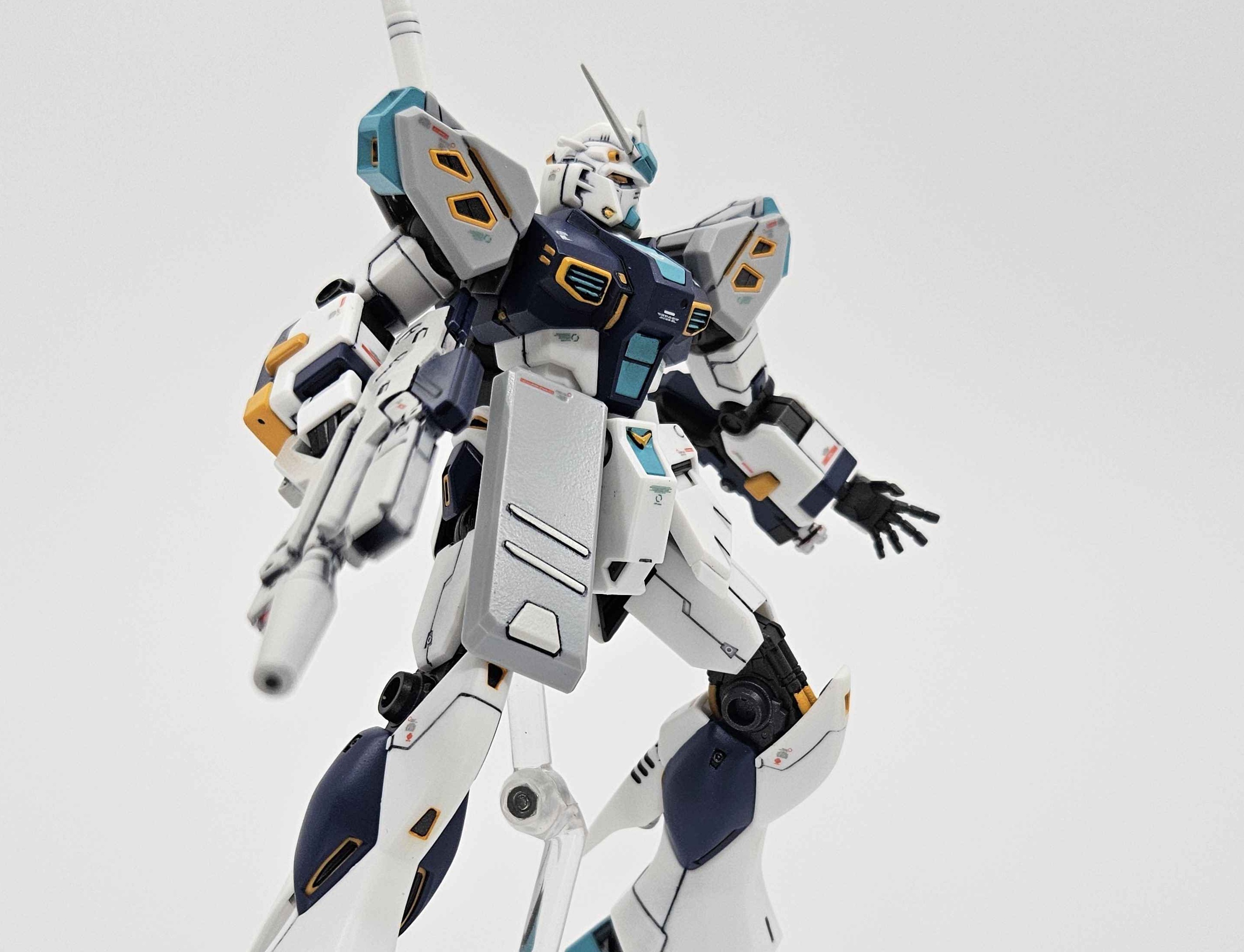 HG アリュゼウス（量産型νガンダム~半壊状態) | 青けりゃだいたい好き