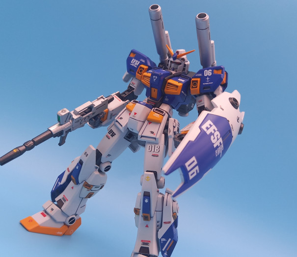 Hguc ガンダム6号機 マドロック 戦場の絆カラー 青けりゃだいたい好き