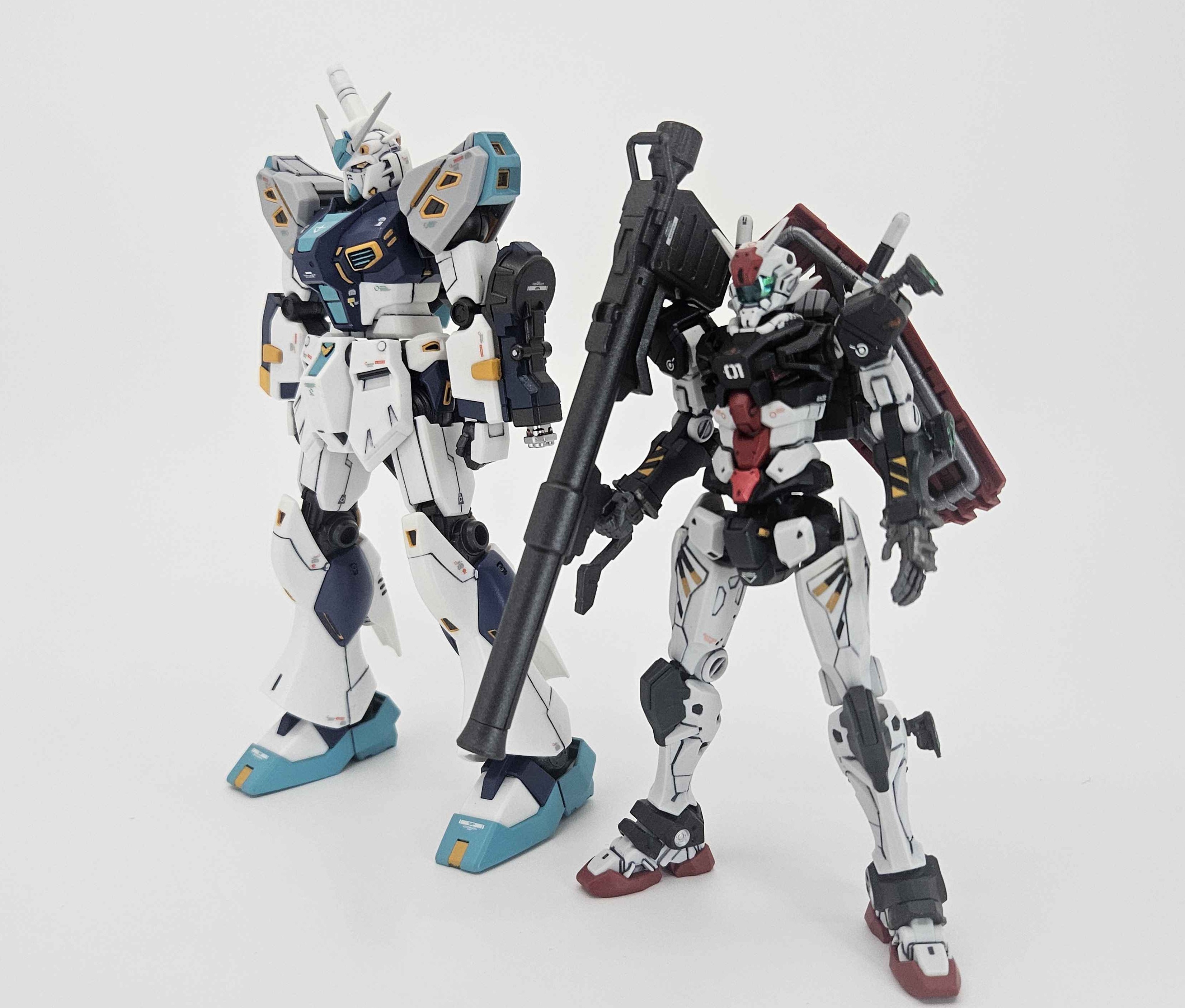 HG アリュゼウス（量産型νガンダム~半壊状態) | 青けりゃだいたい好き
