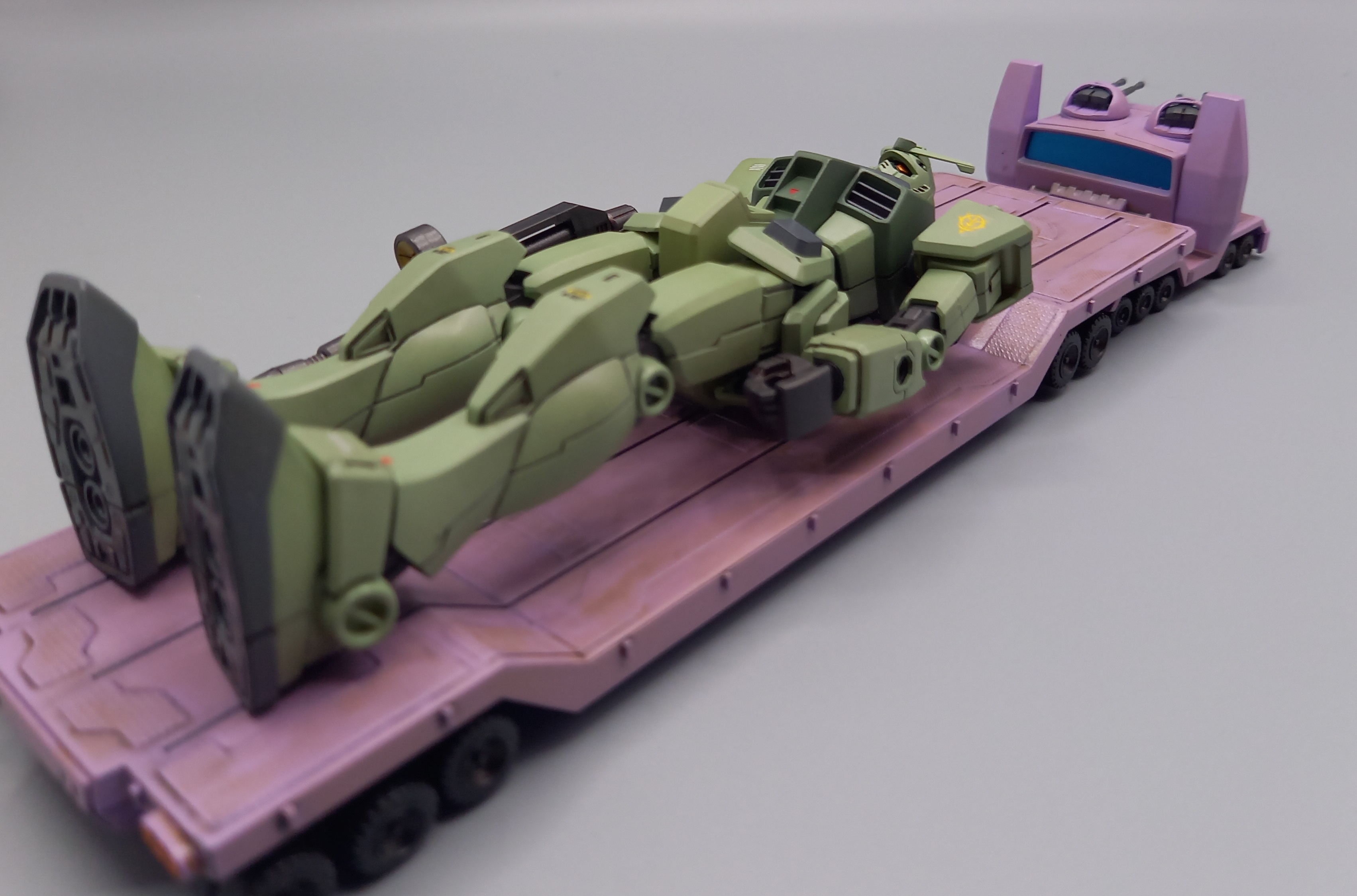 【全塗装】ヒルドルブ 、ドップファイター、サムソントレーラー　3機【完成品】 全塗装】ヒルドルブ 、ドップファイター、サムソントレーラー 3