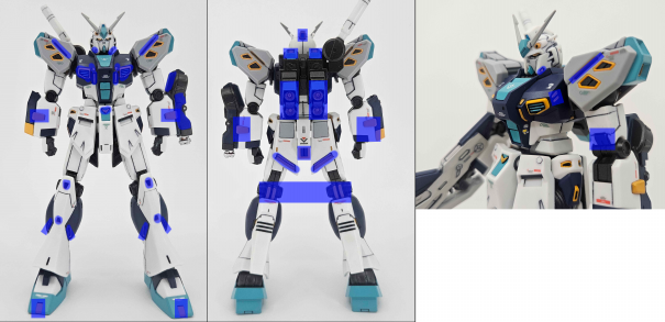 HG アリュゼウス（量産型νガンダム~半壊状態) | 青けりゃだいたい好き