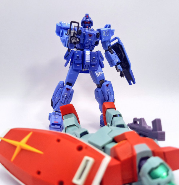 Hguc ブルーディスティニー1号機 Exam メタリックグロスインジェクション 青けりゃだいたい好き