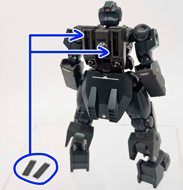 HG デミギャリソン ハイングラ デスルター 3点セット HG デスルター | 青けりゃだいたい好き