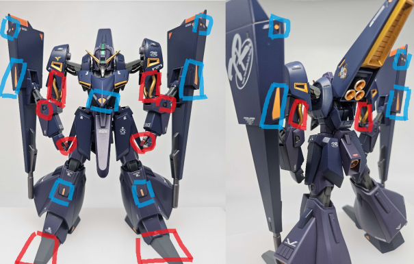 HG ギャプランTR-5「フライルー] (ティターンズ仕様)(A.O.Z RE