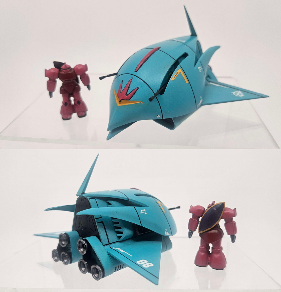 シャロンの薔薇　旧キット　1/550 ララァスン専用モビルアーマー　完成品 シャロンの薔薇 旧キット 1/550 ララァスン専用モビルアーマー