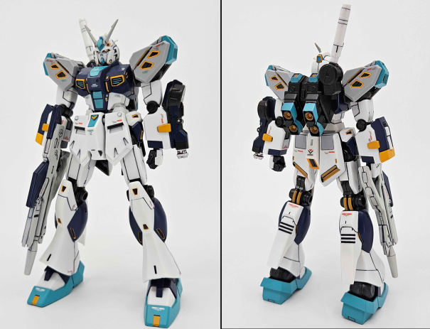 HG アリュゼウス（量産型νガンダム~半壊状態) | 青けりゃだいたい好き