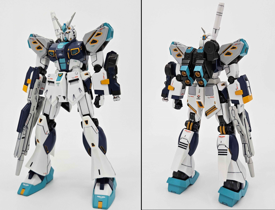 HG アリュゼウス（量産型νガンダム~半壊状態) | 青けりゃだいたい好き