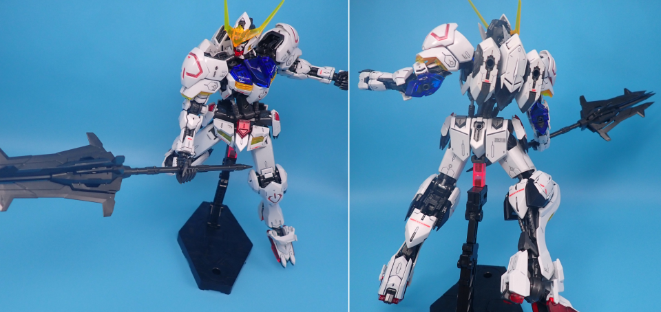 MG】ガンダムバルバトス ソリッドクリア | 青けりゃだいたい好き