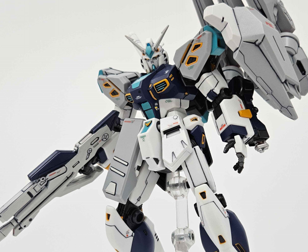 HG アリュゼウス（量産型νガンダム~半壊状態) | 青けりゃだいたい好き
