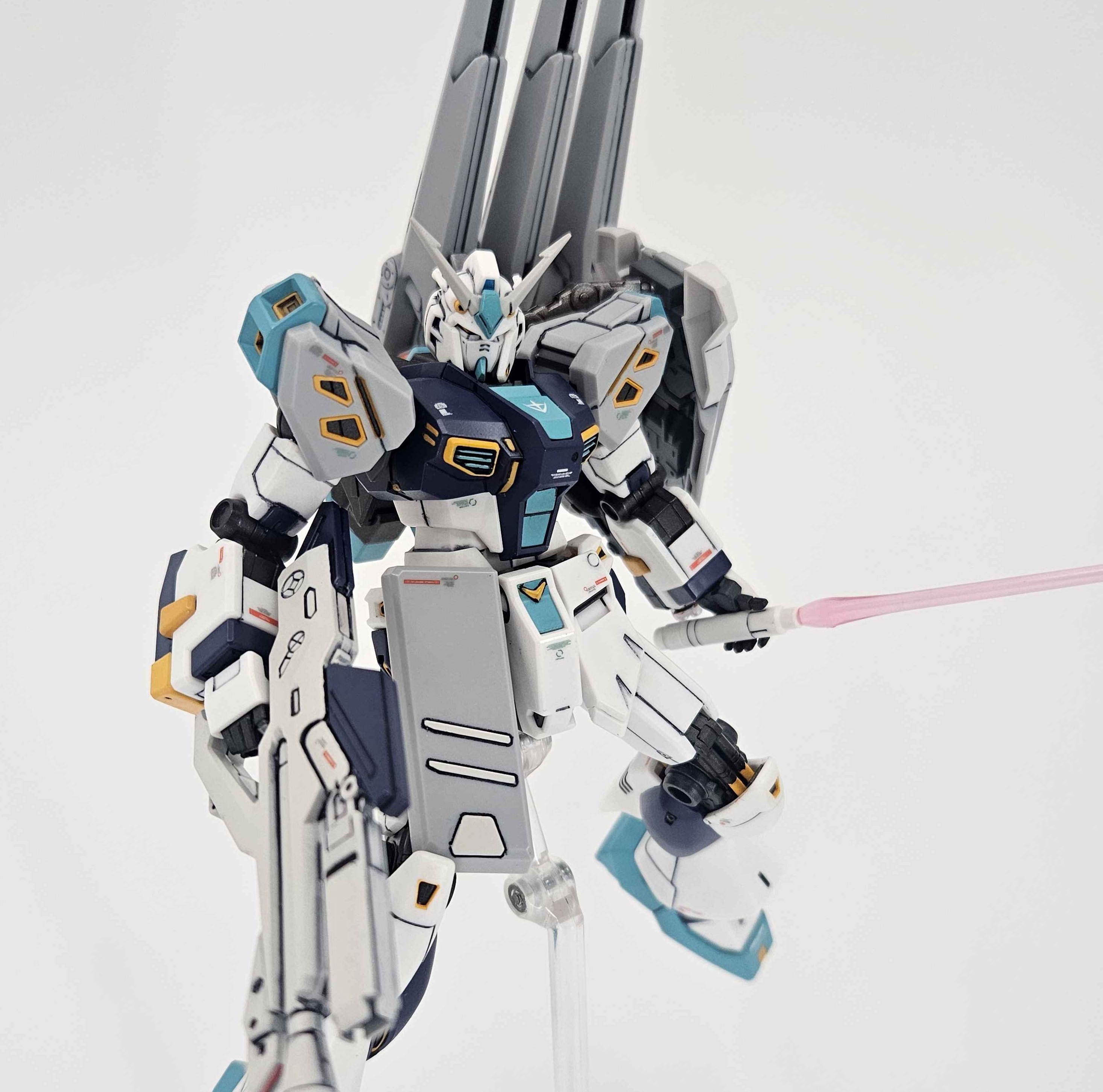 HG アリュゼウス（量産型νガンダム~半壊状態) | 青けりゃだいたい好き