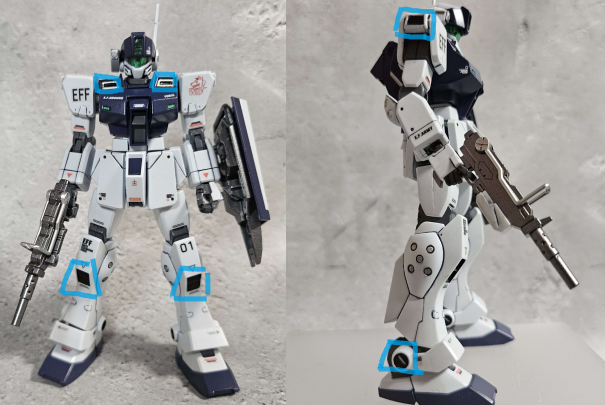 HG ジムスナイパーカスタム ホワイトディンゴ隊仕様 HGUC ジム・スナイパーII ホワイト・ディンゴ隊仕様 | 青けりゃ
