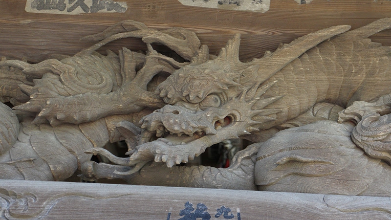 大きな　龍の彫刻 波龍#龍#竜#彫刻#木彫#芸術#美術#菊池侊藍#relief#wood#sculpture