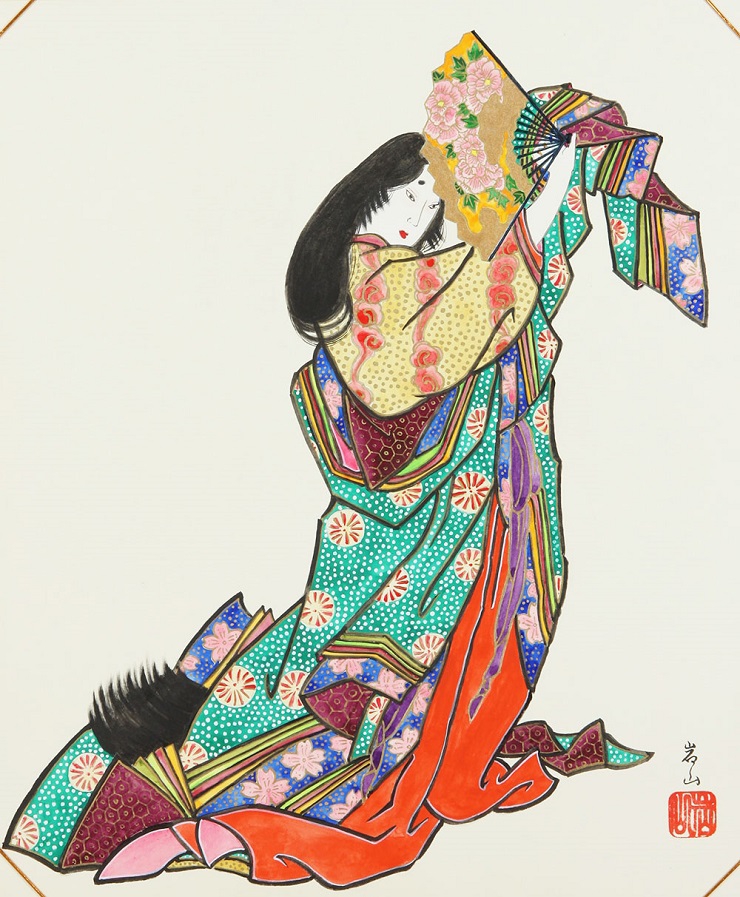 小栗正　踊り子　絵画 ZIPANG-5 TOKIO 2020 古今折衷 津軽デジタル風土記 ー ねぷた