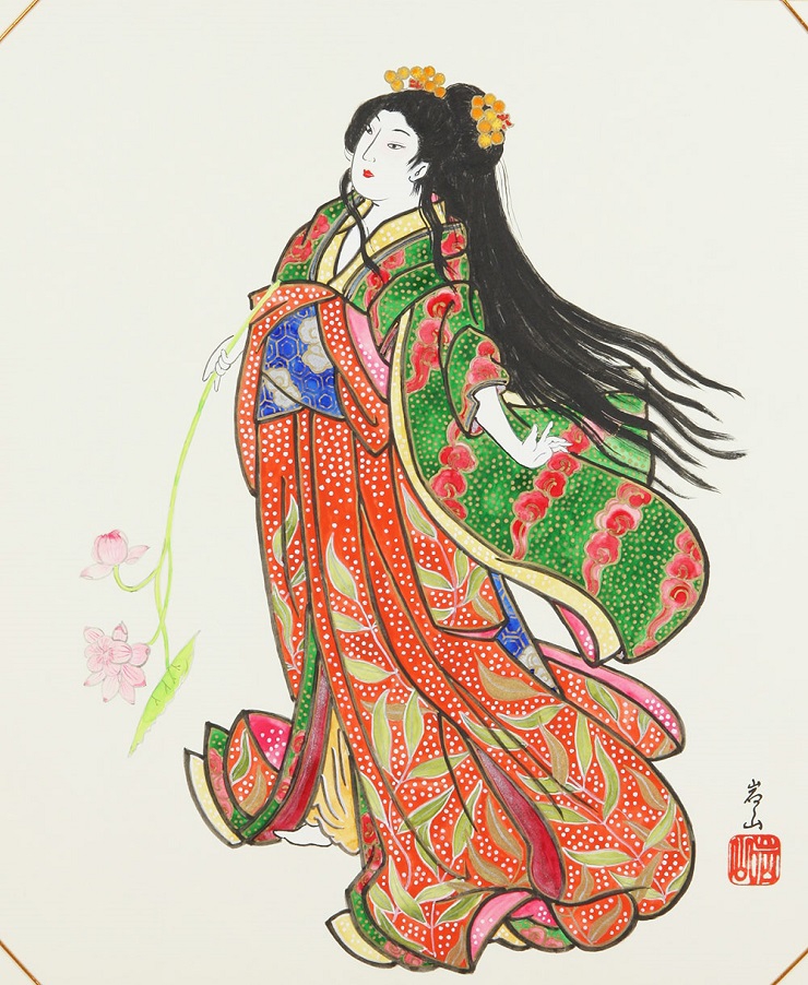小栗正　踊り子　絵画 ZIPANG-5 TOKIO 2020 古今折衷 津軽デジタル風土記 ー ねぷた