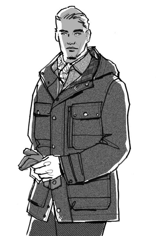 モノトーンメンズイラスト Apollo Design Lab モノトーンメンズイラスト Apollo Design Lab