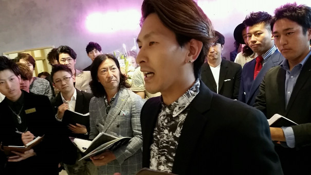 祝 リニューアルオープンセレモニー 崎山恭史 Hair Make Earth