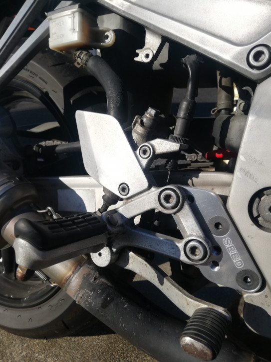 VT250スパーダ バックステッププレート発売開始 | METAL WORK SHOP SEED