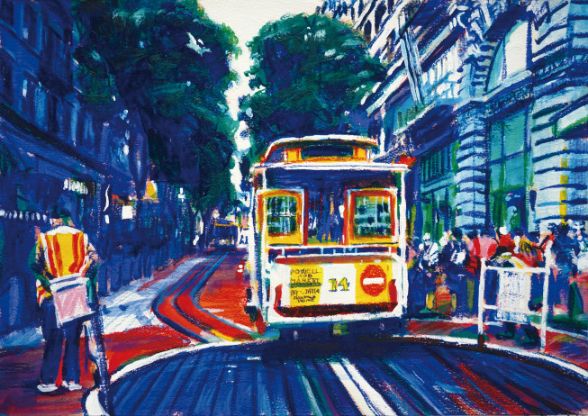 サンフランシスコのケーブルカーをトラックが鬼あおり運転!? | 中古車なら【グーネット】 サンフランシスコ ケーブルカー 陶器 回転オルゴール