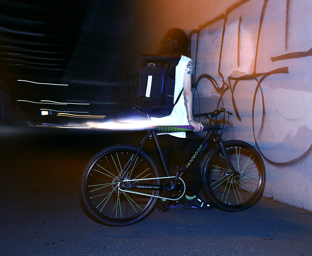 VANMOOF by EVANGELION “EVA-01 Single Speed Model” (EVA-01 MODEL