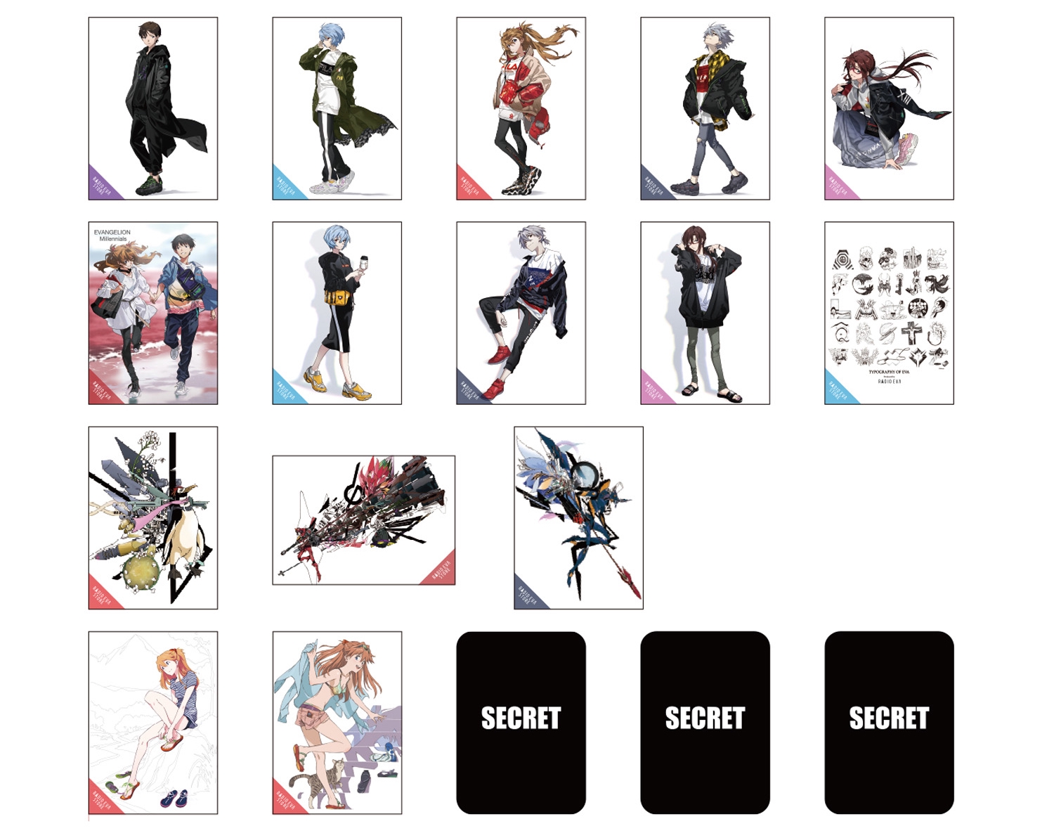 RADIO EVA 5th トレーディングカード 全20種 特典 ラジオエヴァ RADIO EVA 5th トレーディングカード 全20種コンプ ラジオエヴァ